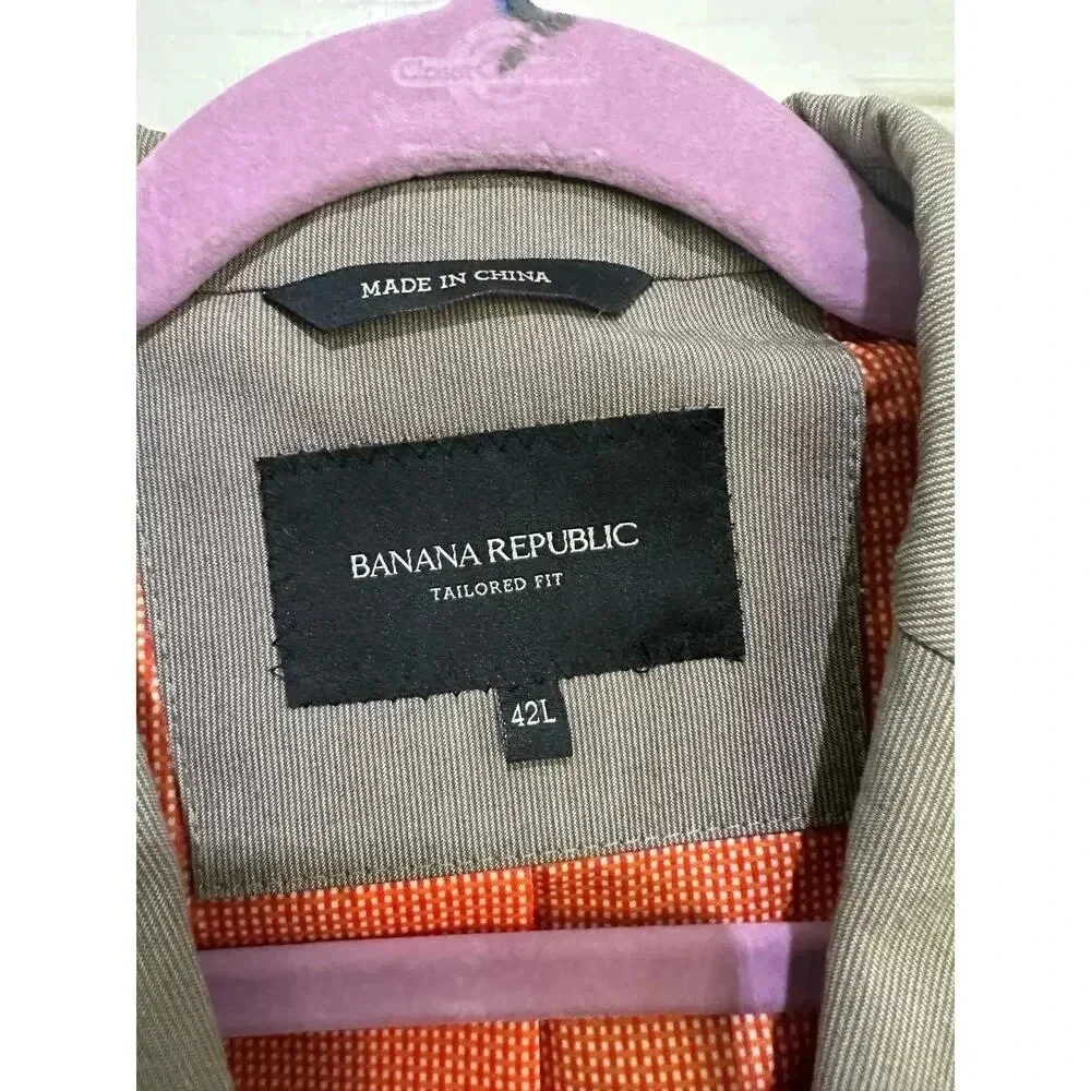 Banana Republic Tailored Fit Sport Coat Blazer Size 42L